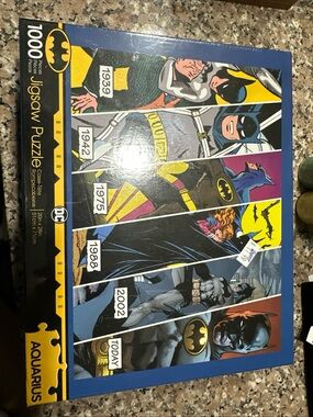 Batman Jigsaw Puzzle - Blue, Yellow, Black